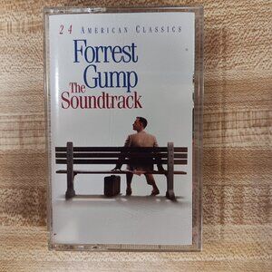 Forrest Gump Soundtrack Cassette Tape 1994 Sony Clear Shell Vintage 90s Epic